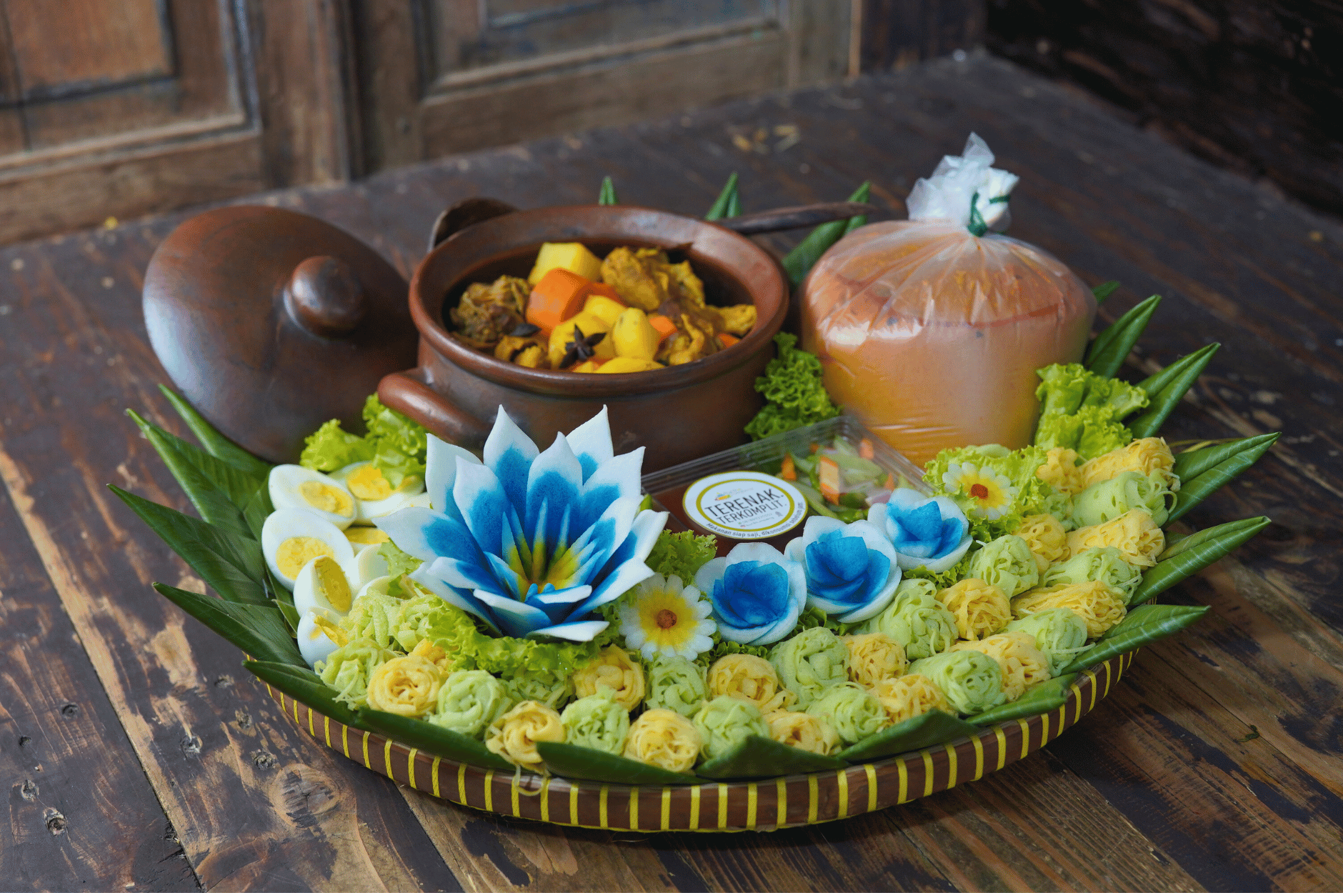 Roti Jala Kari Kambing