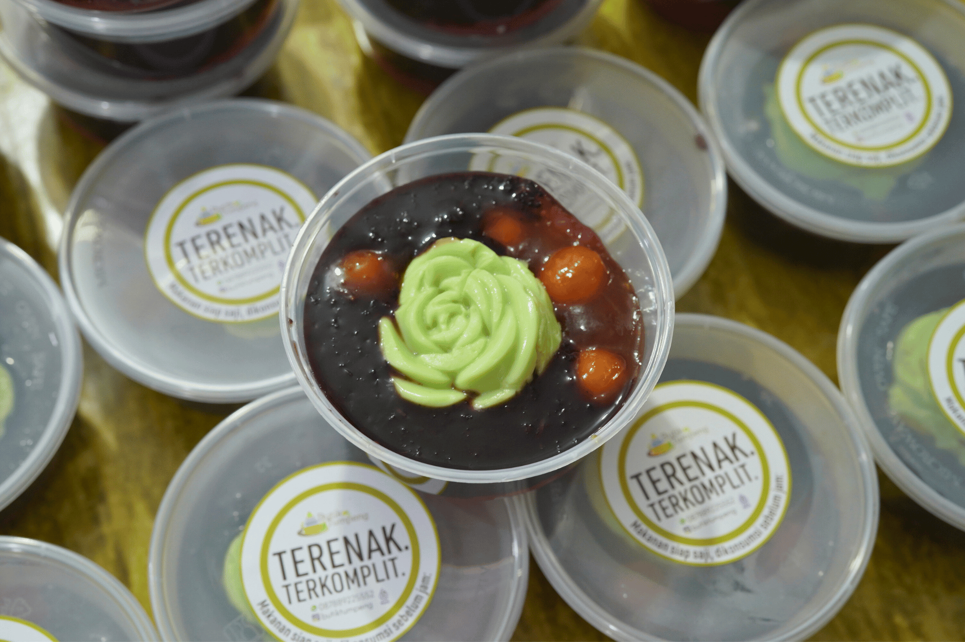 Bubur Kemasan Cup Gemes